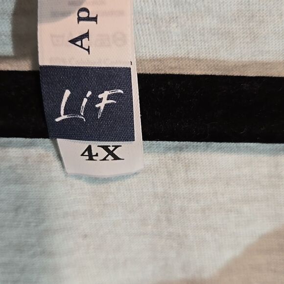 Women's plus size 4X v neck t shirt - Picture 3 of 5